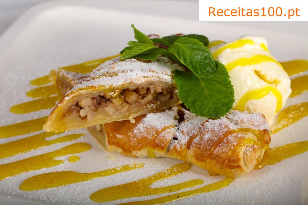 Massa folhada para strudel