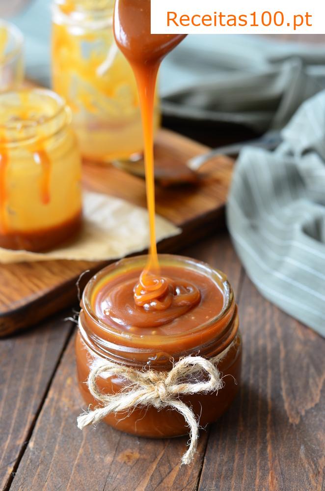 Molho de endro com base de caramelo