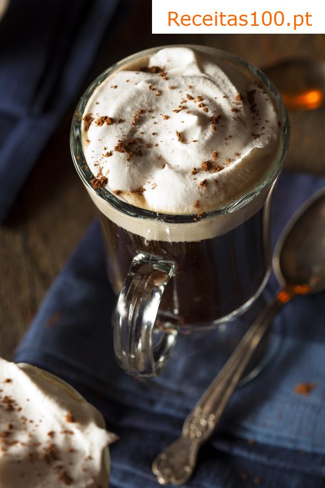 Pudim café irlandês