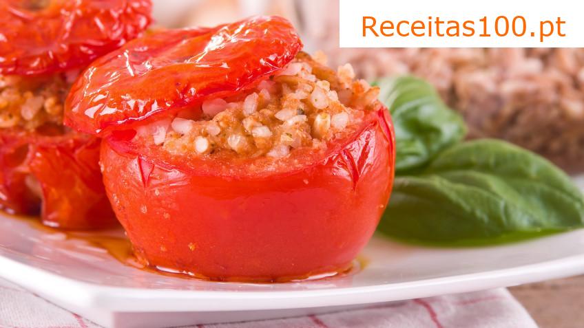 Tomates recheados gratinados